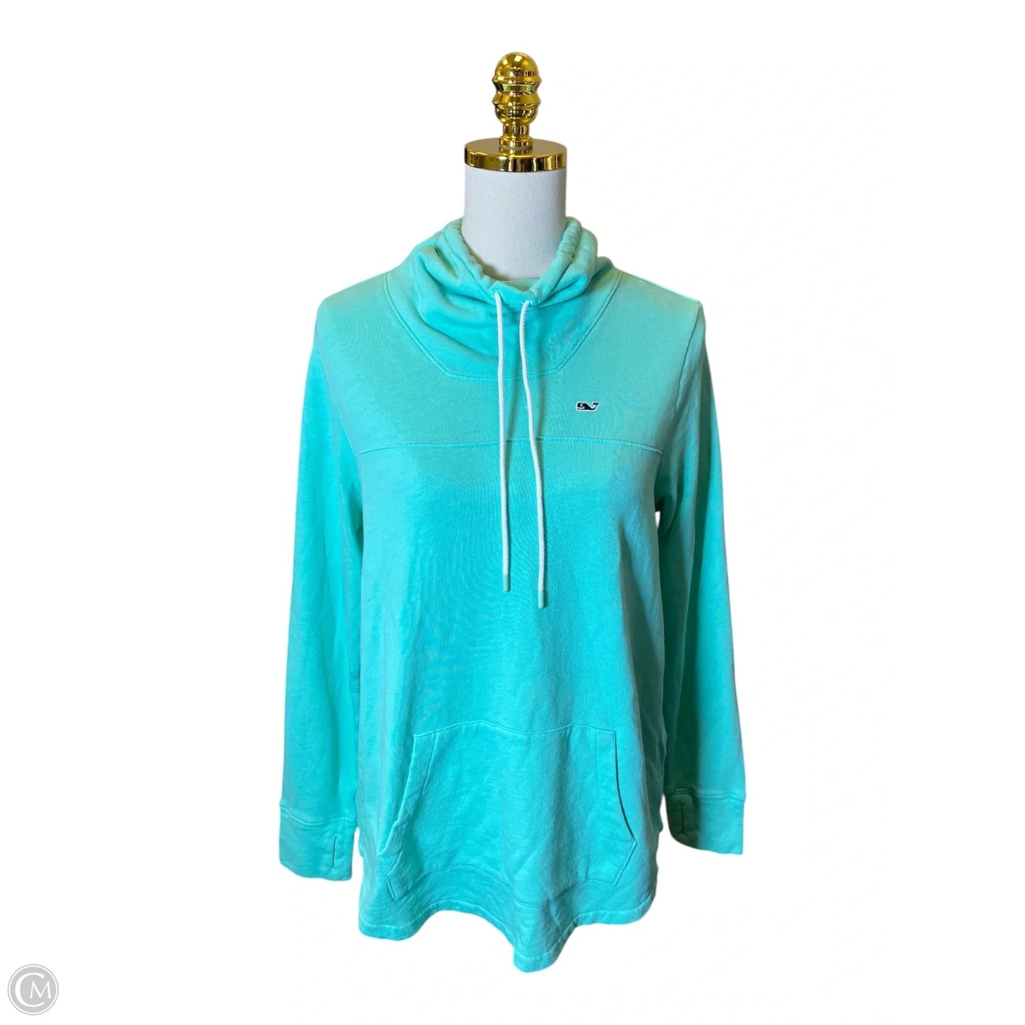 Sweatshirt Collar By Vineyard Vines In Teal, Size: Xs