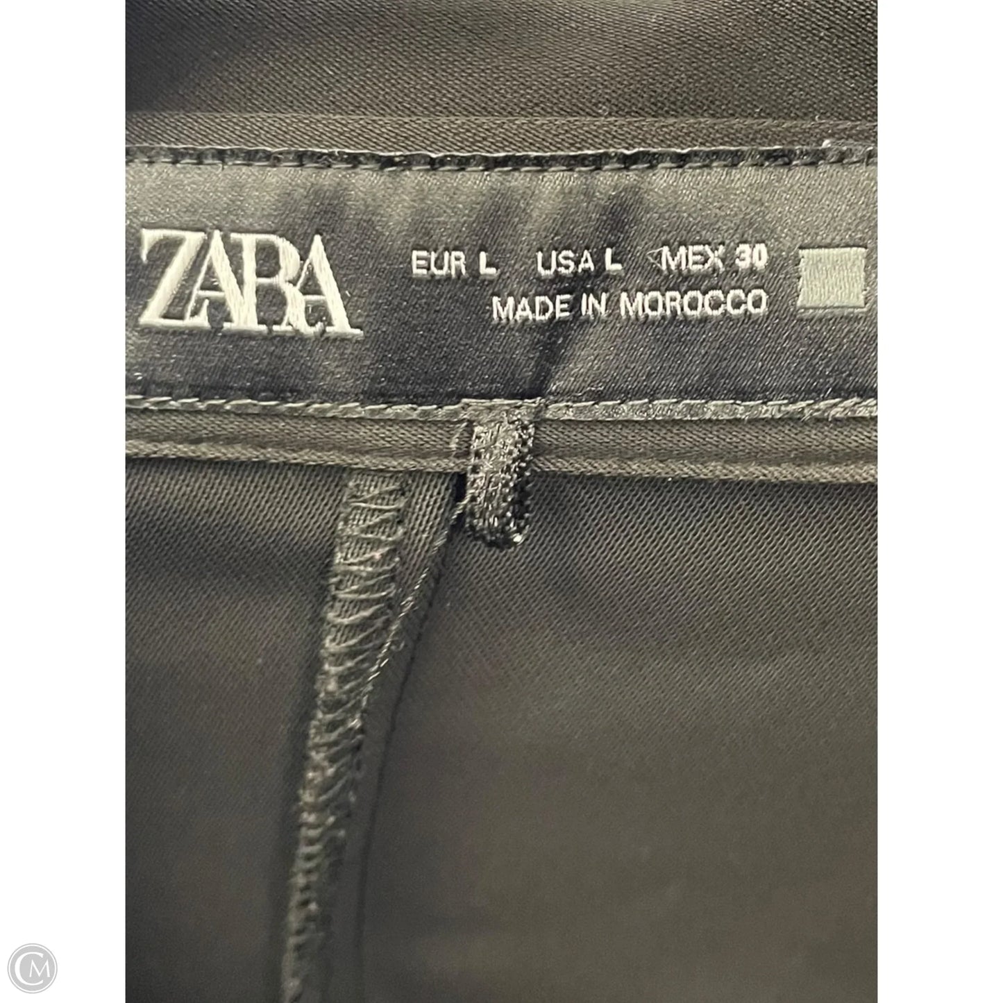 Dress Casual Short By Zara In Black, Size: L