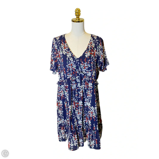 Dress Casual Short By Clothes Mentor In Multi-colored, Size: Xxl