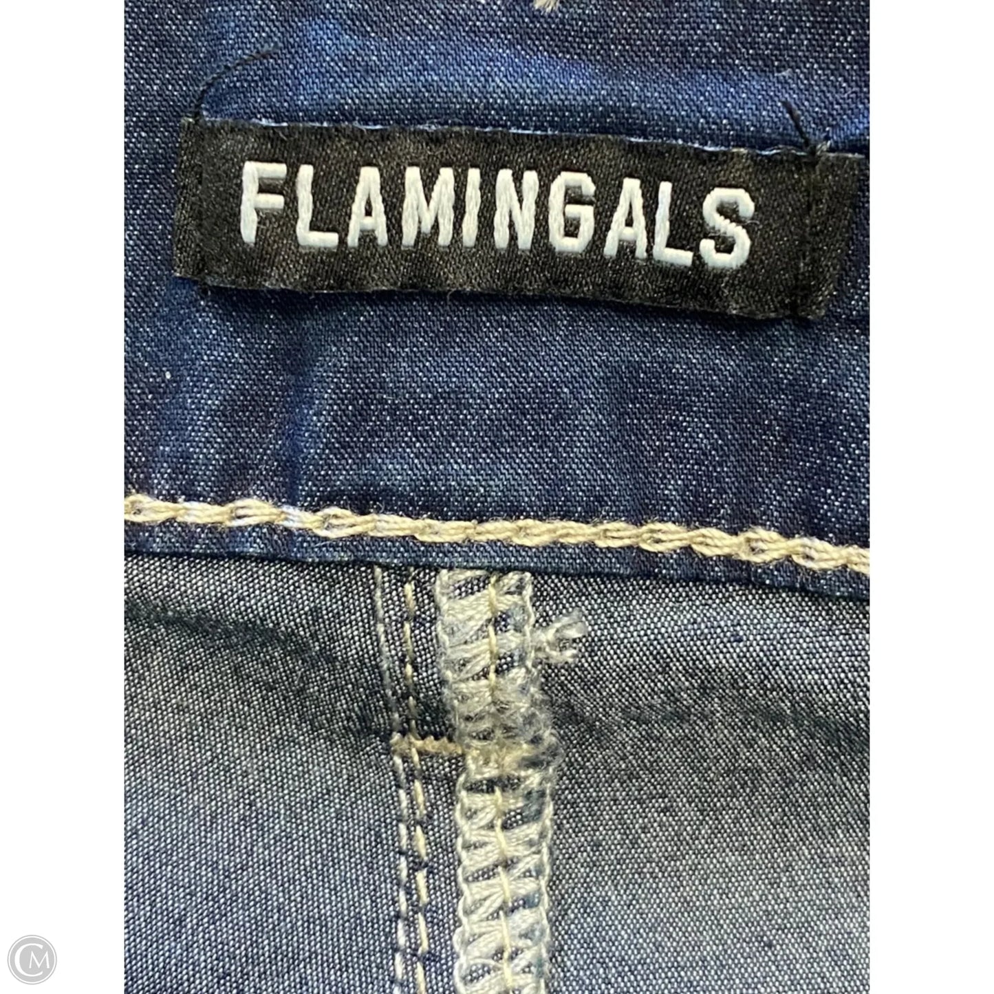 Jeans Wide Leg By Clothes Mentor In Blue Denim, Size: Xl