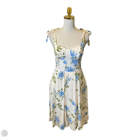 Dress Casual Midi By Lc Lauren Conrad In Floral Print, Size: S