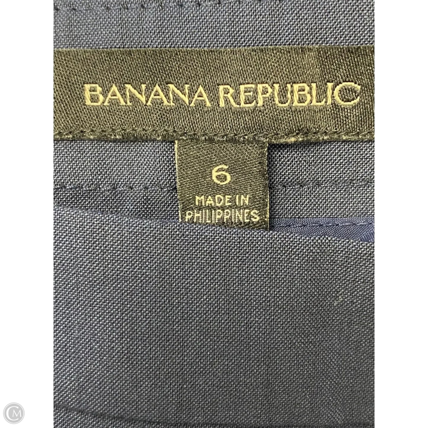 Skirt Midi By Banana Republic In Navy, Size: 6