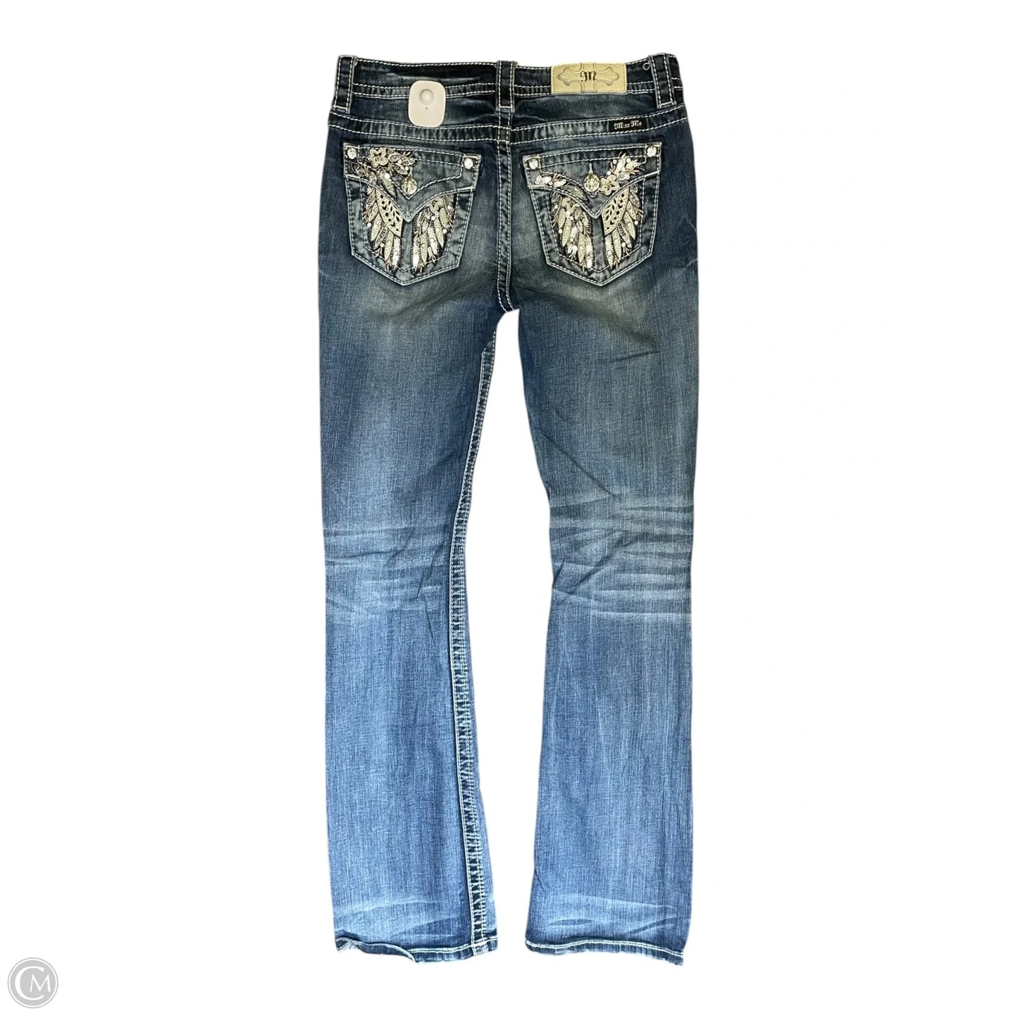 Jeans Boot Cut By Miss Me In Blue Denim, Size: 4