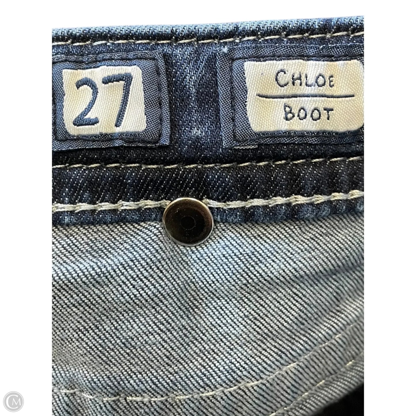 Jeans Boot Cut By Miss Me In Blue Denim, Size: 4