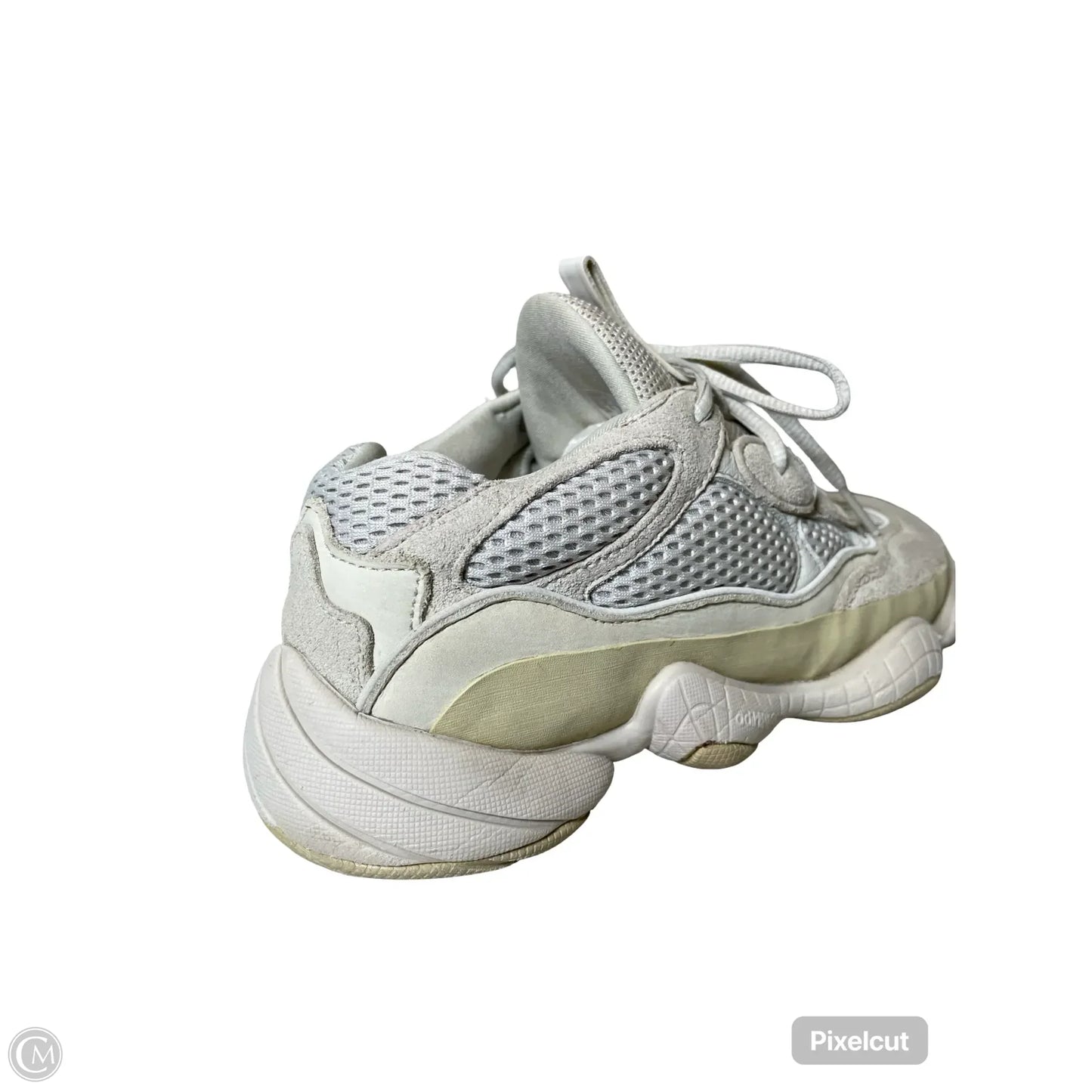 Shoes Luxury Designer By Yeezy In Cream, Size: 8