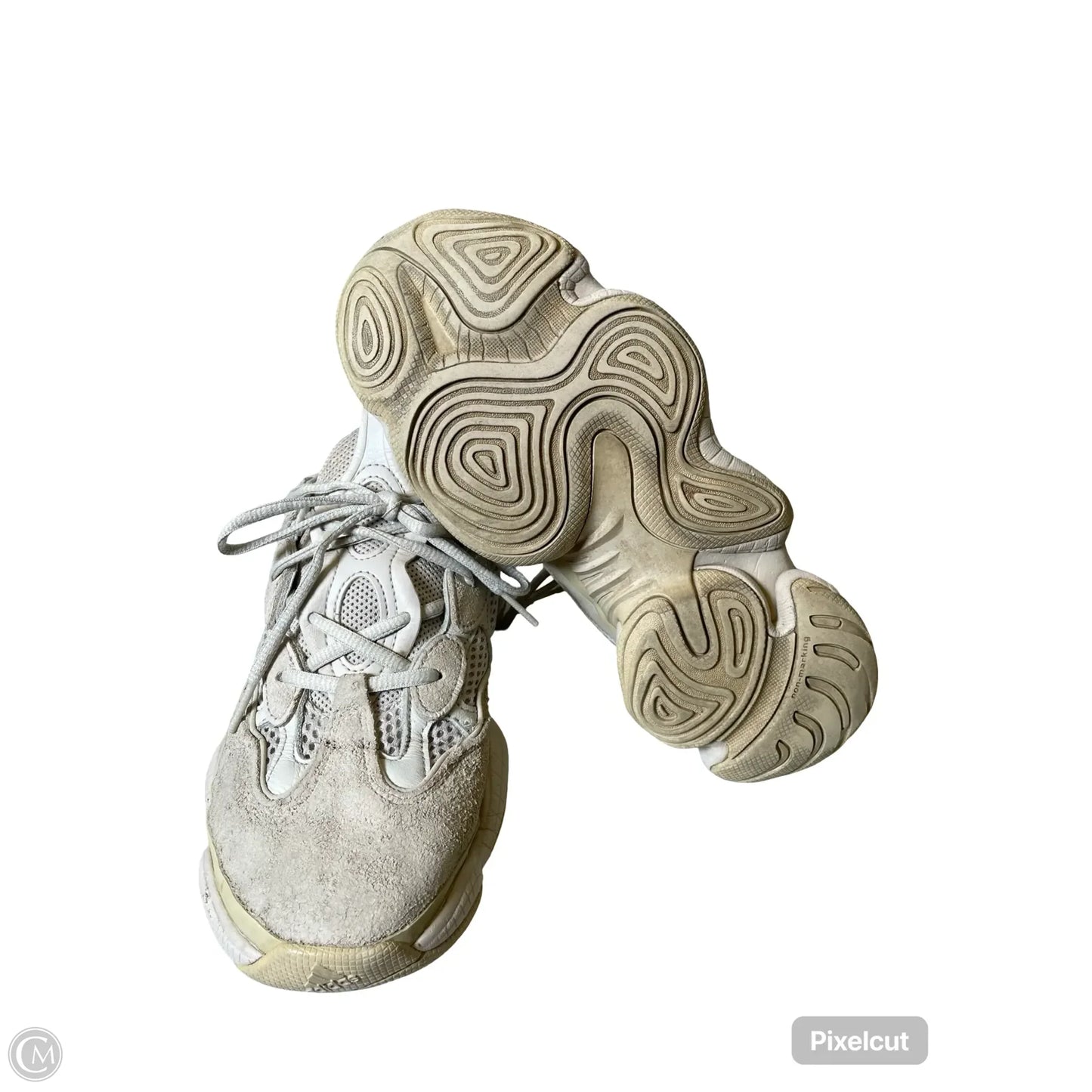 Shoes Luxury Designer By Yeezy In Cream, Size: 8