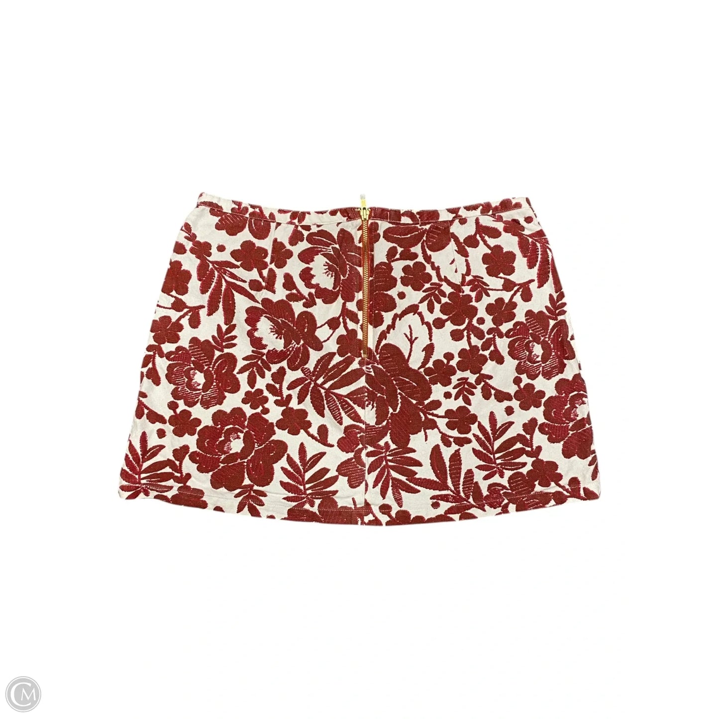 Skirt Mini & Short By Topshop In Floral Print, Size: 12