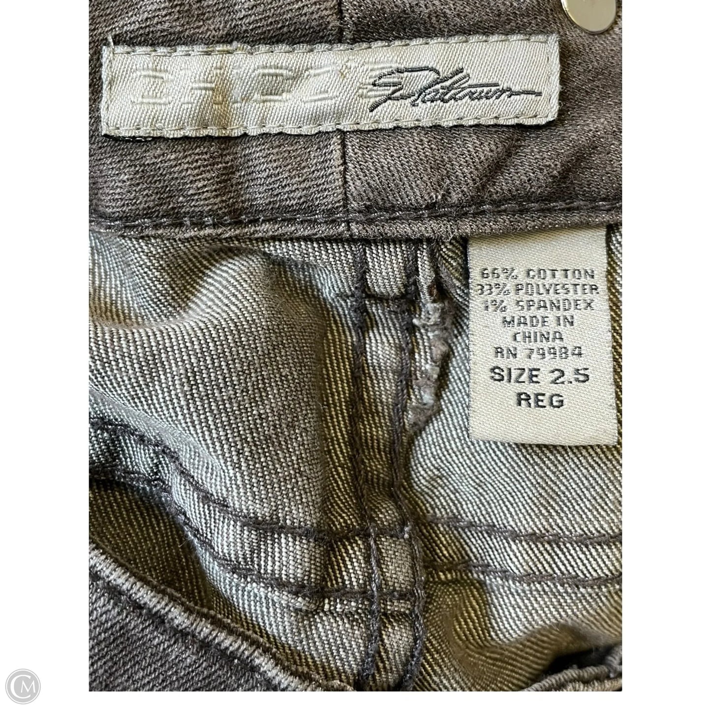 Jeans Straight By Chicos In Brown, Size: L