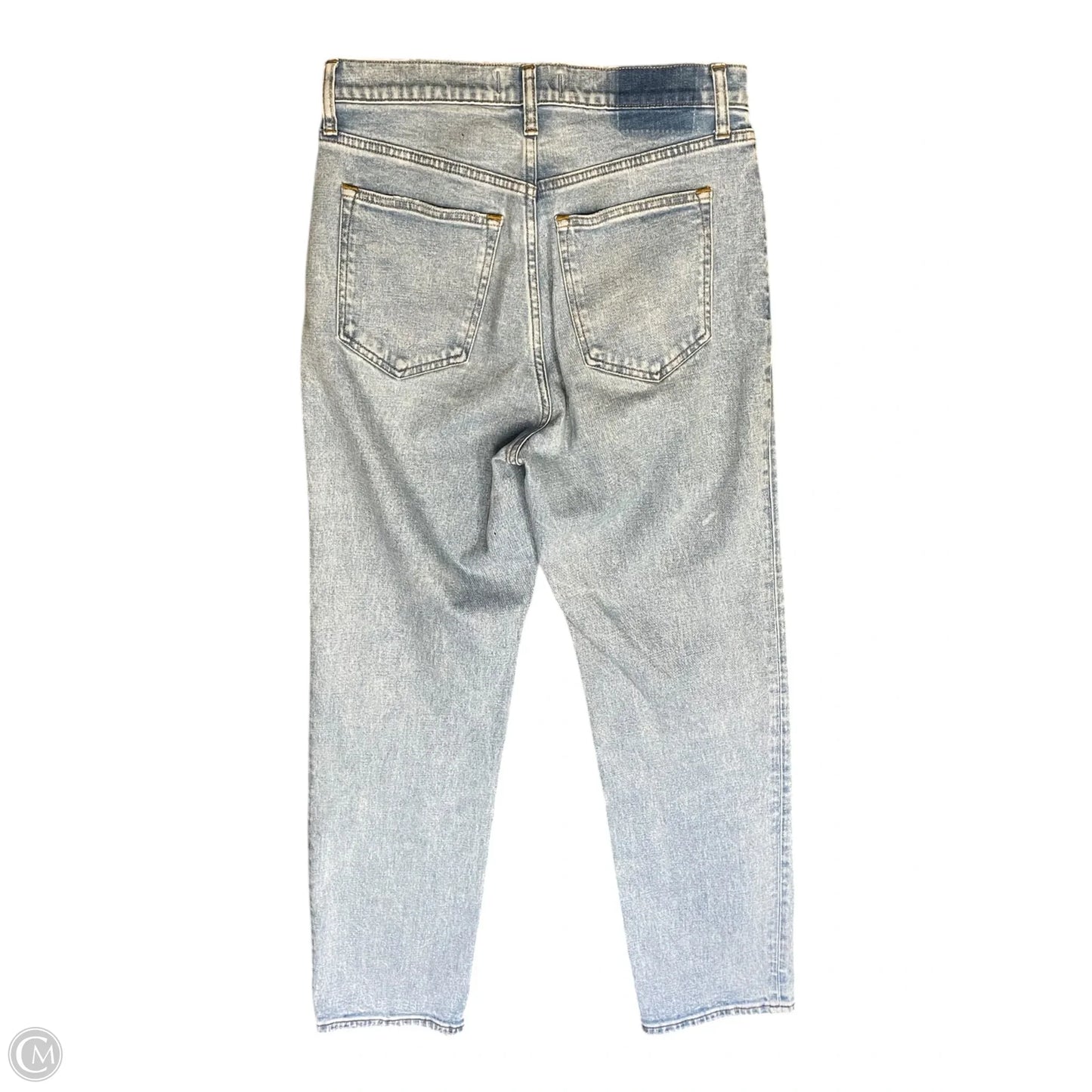 Jeans Straight By Abercrombie And Fitch In Blue Denim, Size: 8