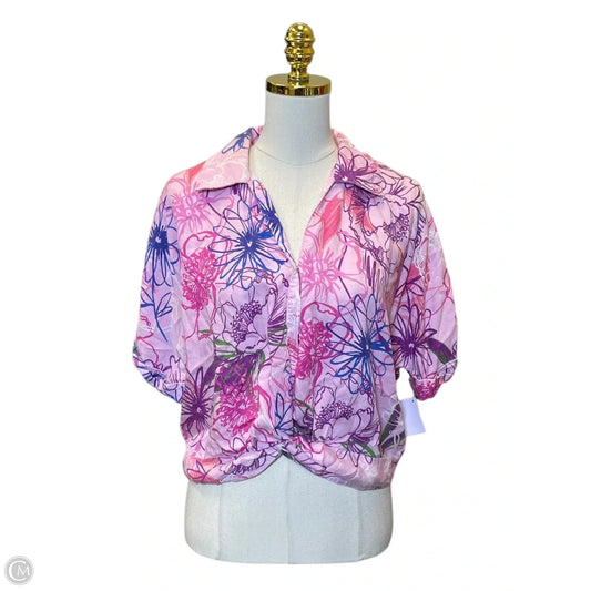 Top Short Sleeve By Kut In Multi-colored, Size: M