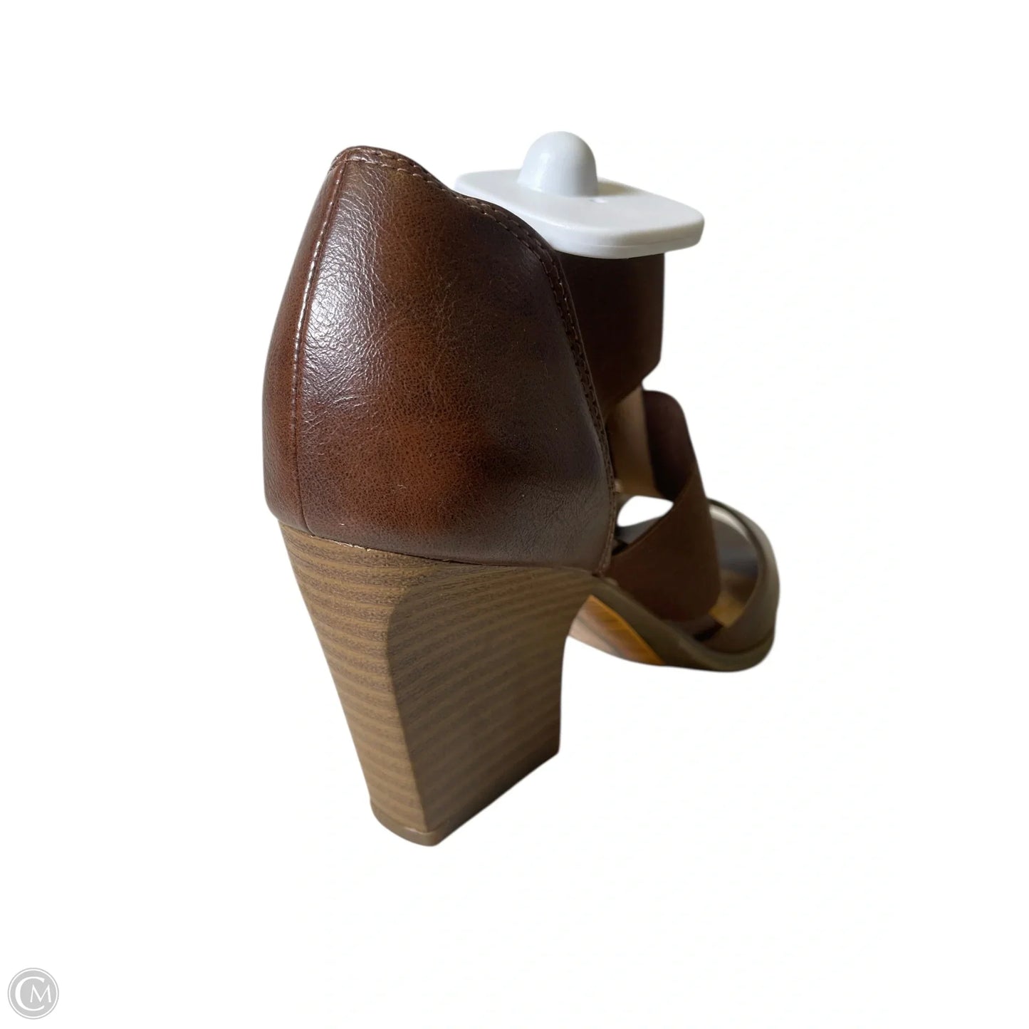 Shoes Heels Block By Abella In Brown, Size: 6.5