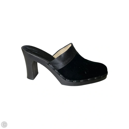 Shoes Heels Block By Calvin Klein In Black, Size: 6