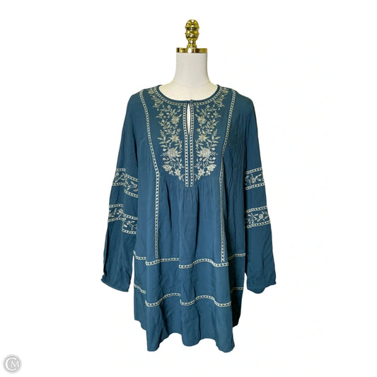 Dress Casual Midi By J. Jill In Green, Size: M