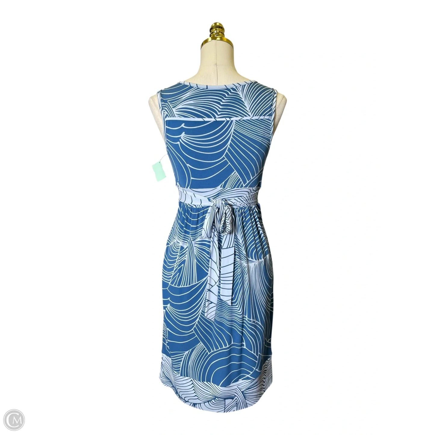 Dress Casual Midi By Clothes Mentor In Blue, Size: Xs