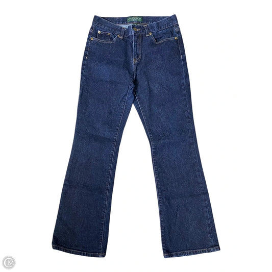Jeans Flared By Polo Ralph Lauren In Blue Denim, Size: 4