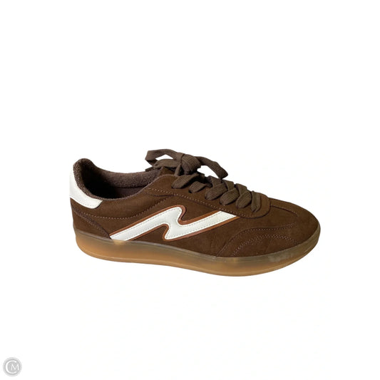Shoes Sneakers By Madden Girl In Brown, Size: 8