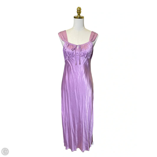 Dress Casual Midi By Madewell In Purple, Size: S