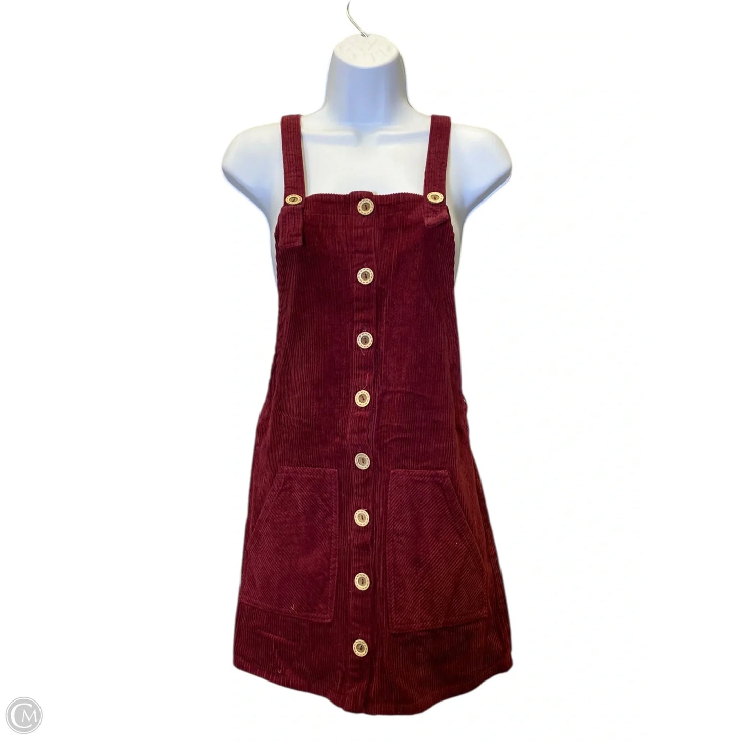 Dress Casual Midi By Forever In Maroon, Size: M