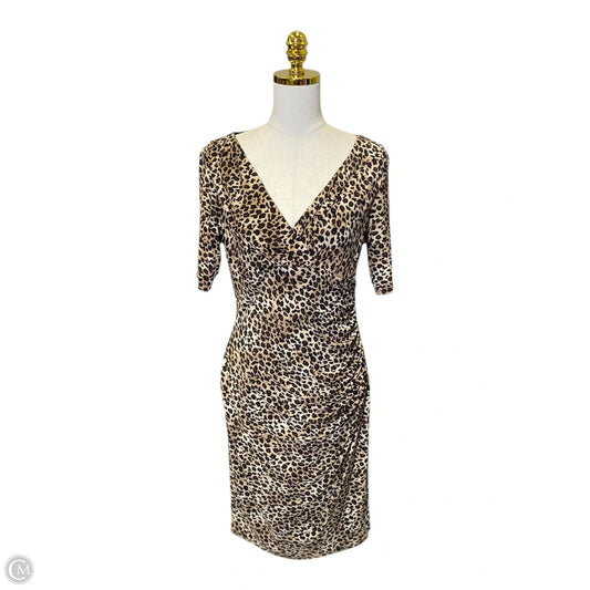 Dress Casual Midi By Jones Studio In Animal Print, Size: M