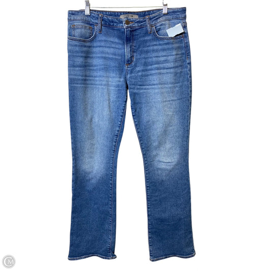 Jeans Flared By Joes Jeans In Blue Denim, Size: 14
