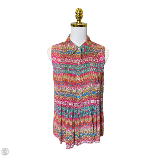 Top Sleeveless Designer By Diane Von Furstenberg In Multi-colored, Size: M