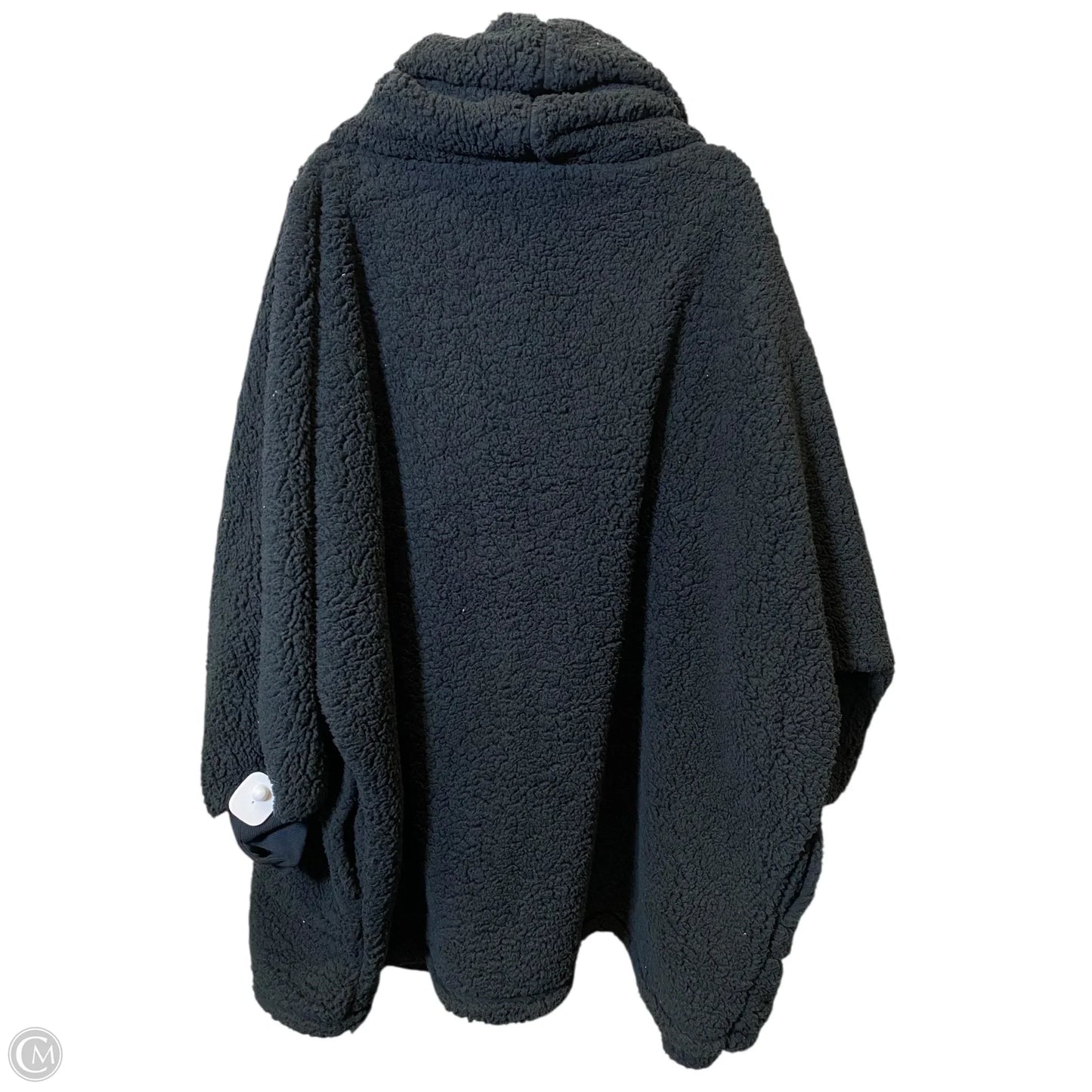 Jacket Faux Fur & Sherpa By Clothes Mentor In Black, Size: 2x