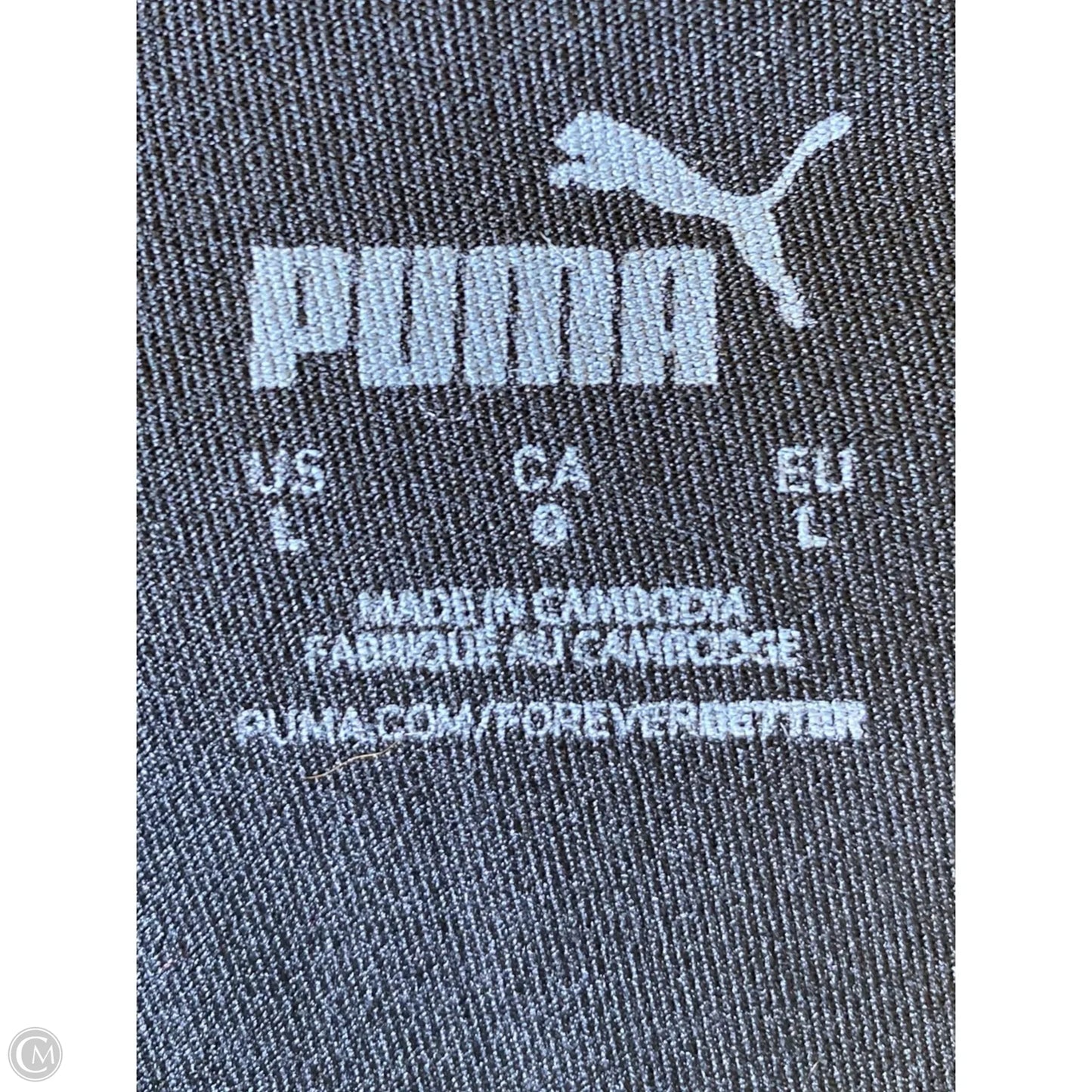 Athletic Leggings By Puma In Black, Size: L