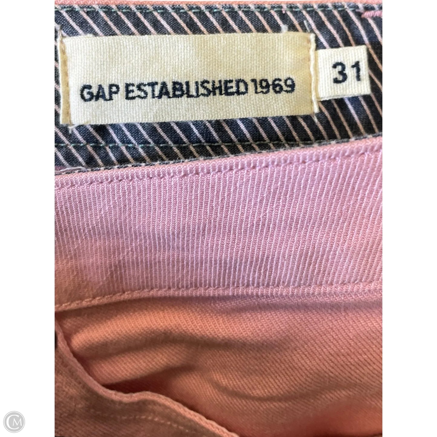 Jeans Straight By Gap In Pink, Size: 12
