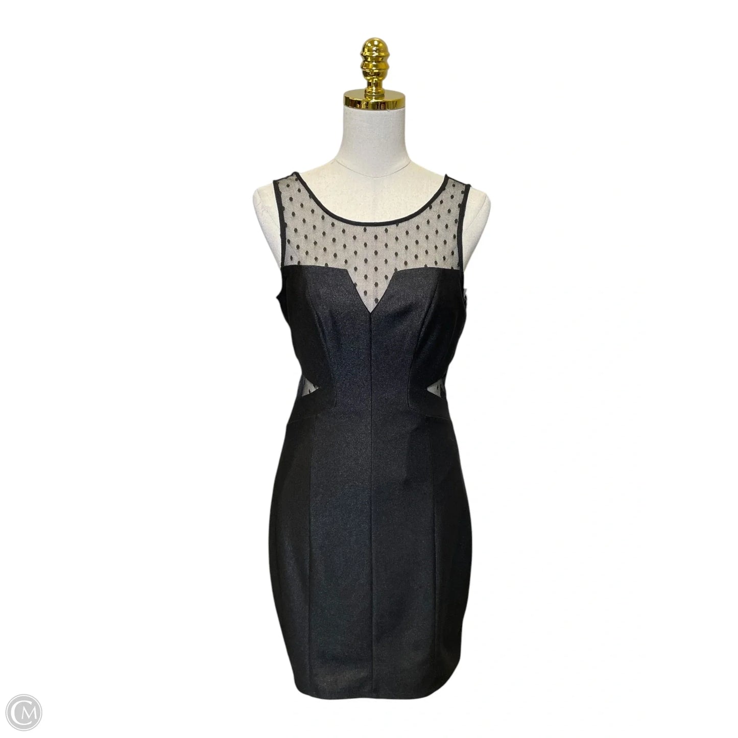 Dress Casual Midi By Guess In Black, Size: M
