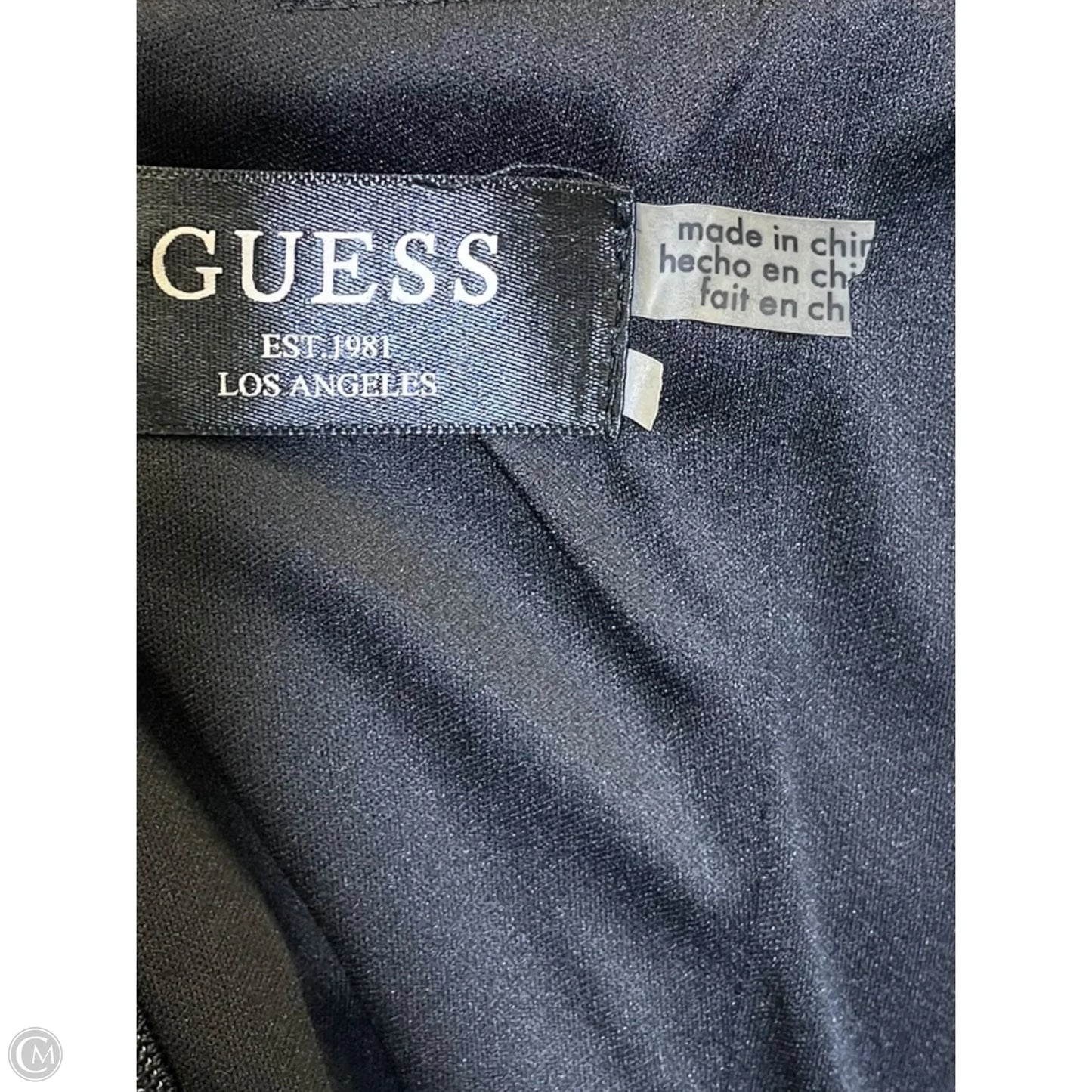 Dress Casual Midi By Guess In Black, Size: M