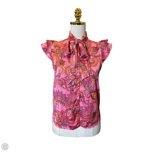 Top Sleeveless By Joie In Multi-colored, Size: Xs