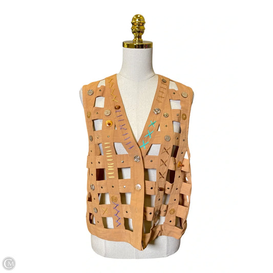 Vest Other By Clothes Mentor In Brown, Size: S