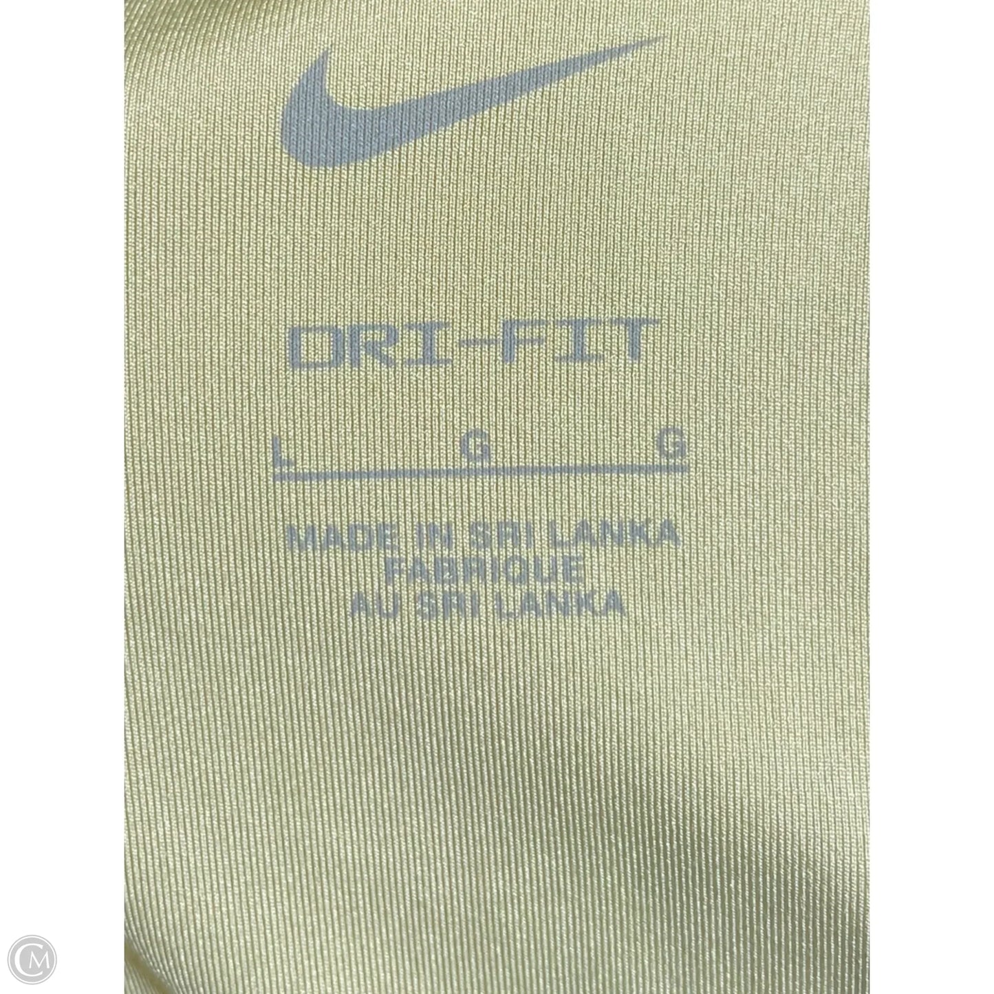 Athletic Shorts By Nike In Green, Size: L