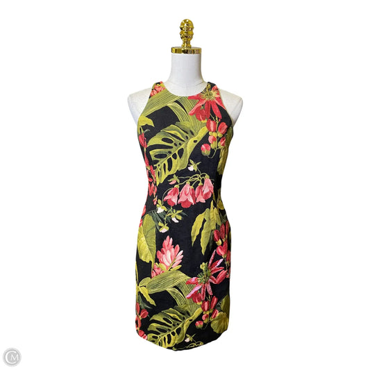 Dress Casual Midi By Muse In Floral Print, Size: M