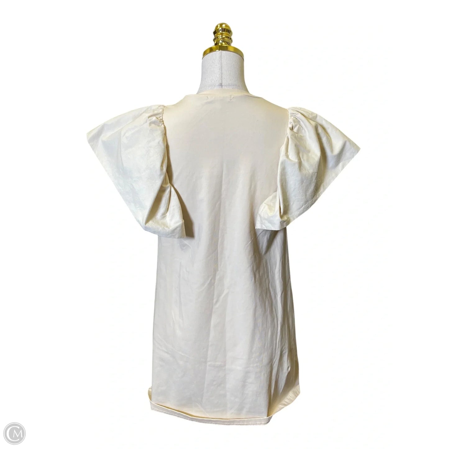 Dress Casual Midi By Tcec In Cream, Size: S