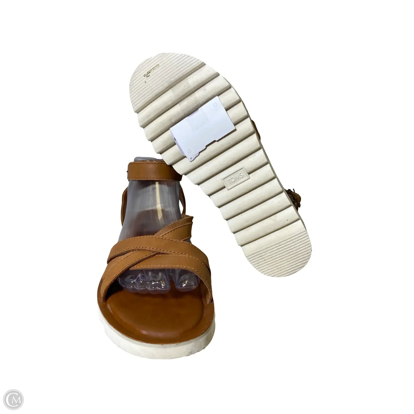 Sandals Flats By Toms In Brown, Size: 8