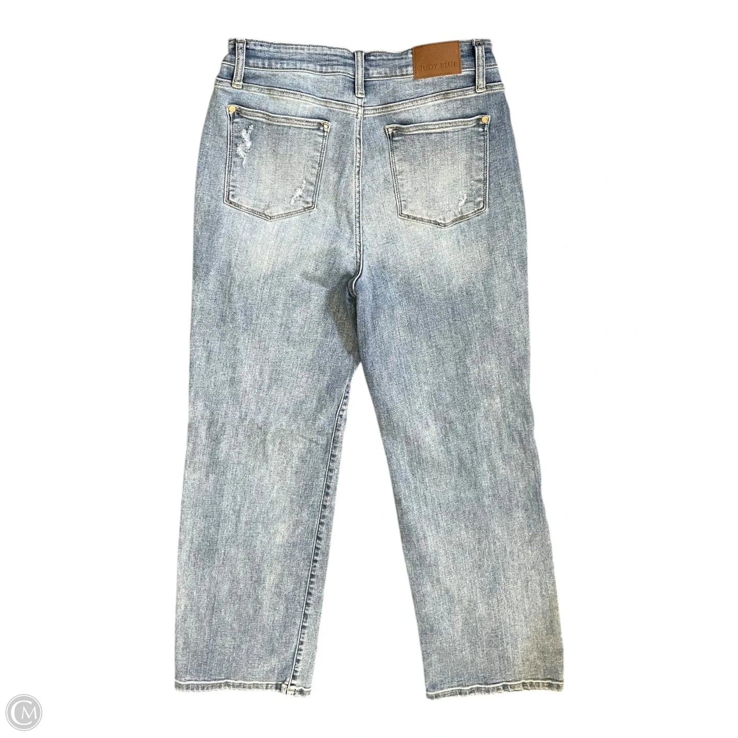 Jeans Wide Leg By Judy Blue In Blue Denim, Size: 12