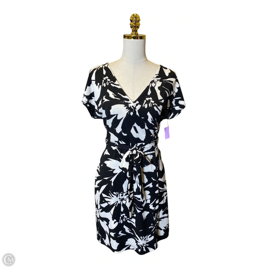 Dress Casual Midi By Nine West In Black & White, Size: S