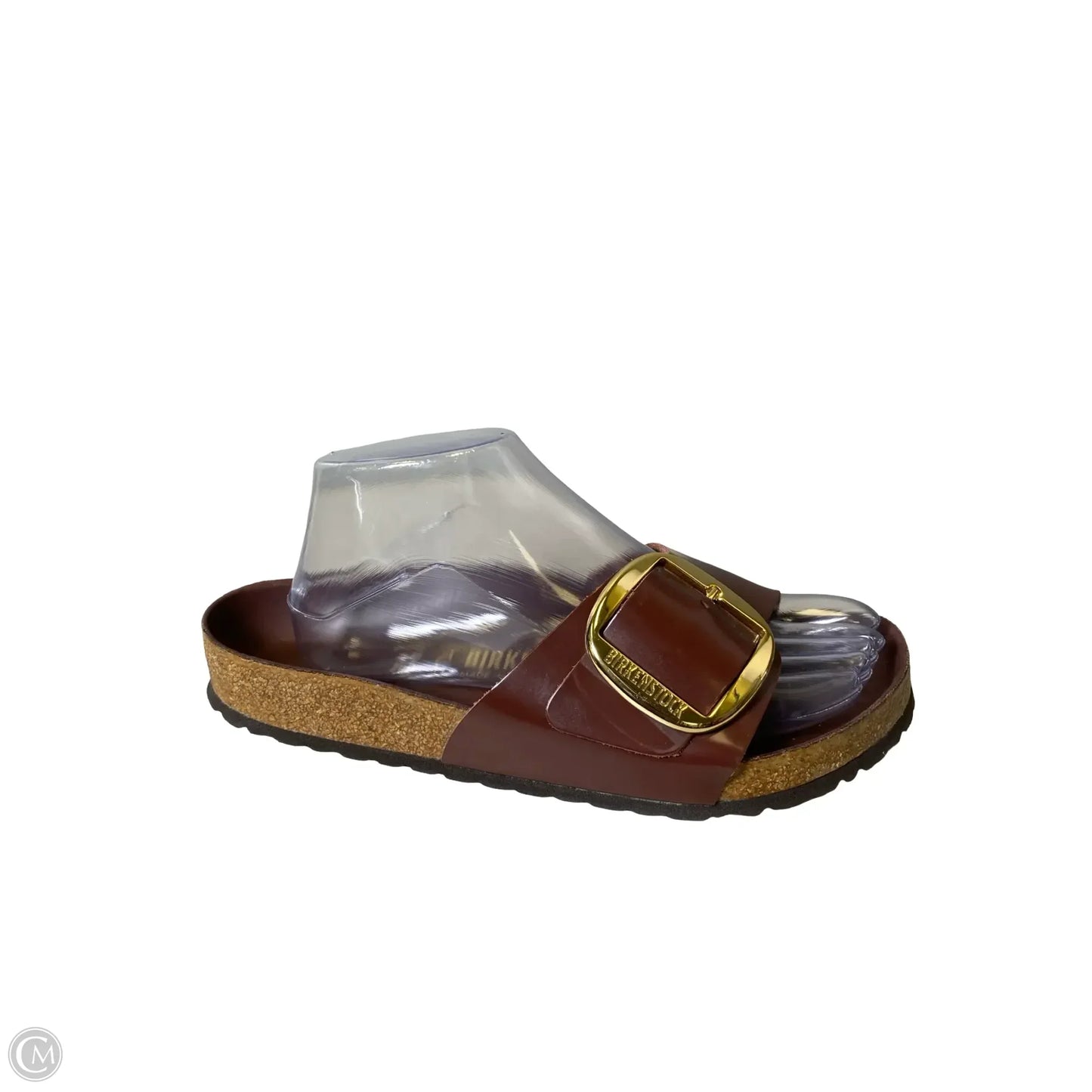 Sandals Flats By Birkenstock In Brown, Size: 8