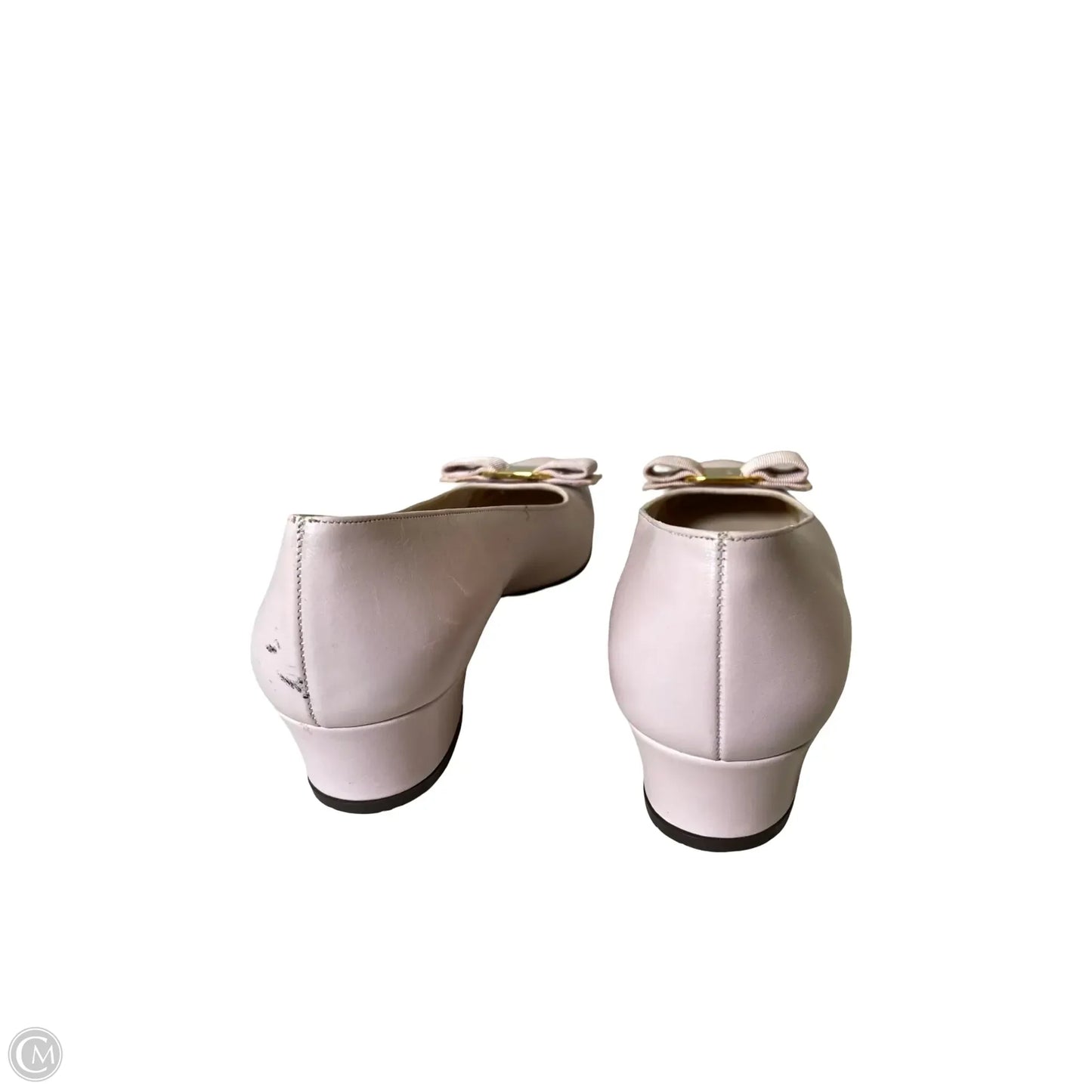 Shoes Luxury Designer By Ferragamo In Pink, Size: 8
