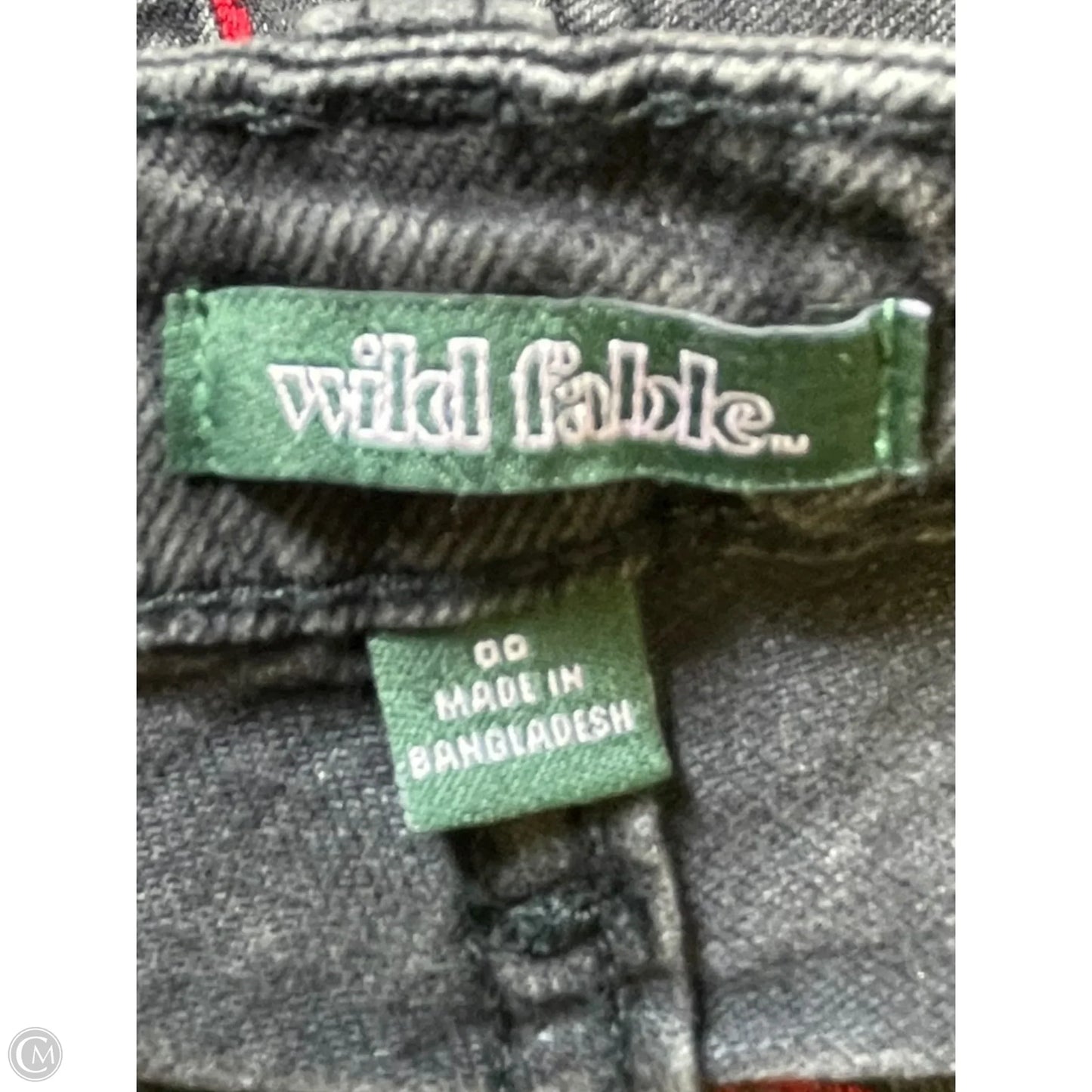 Shorts By Wild Fable In Black & Red, Size: 0p