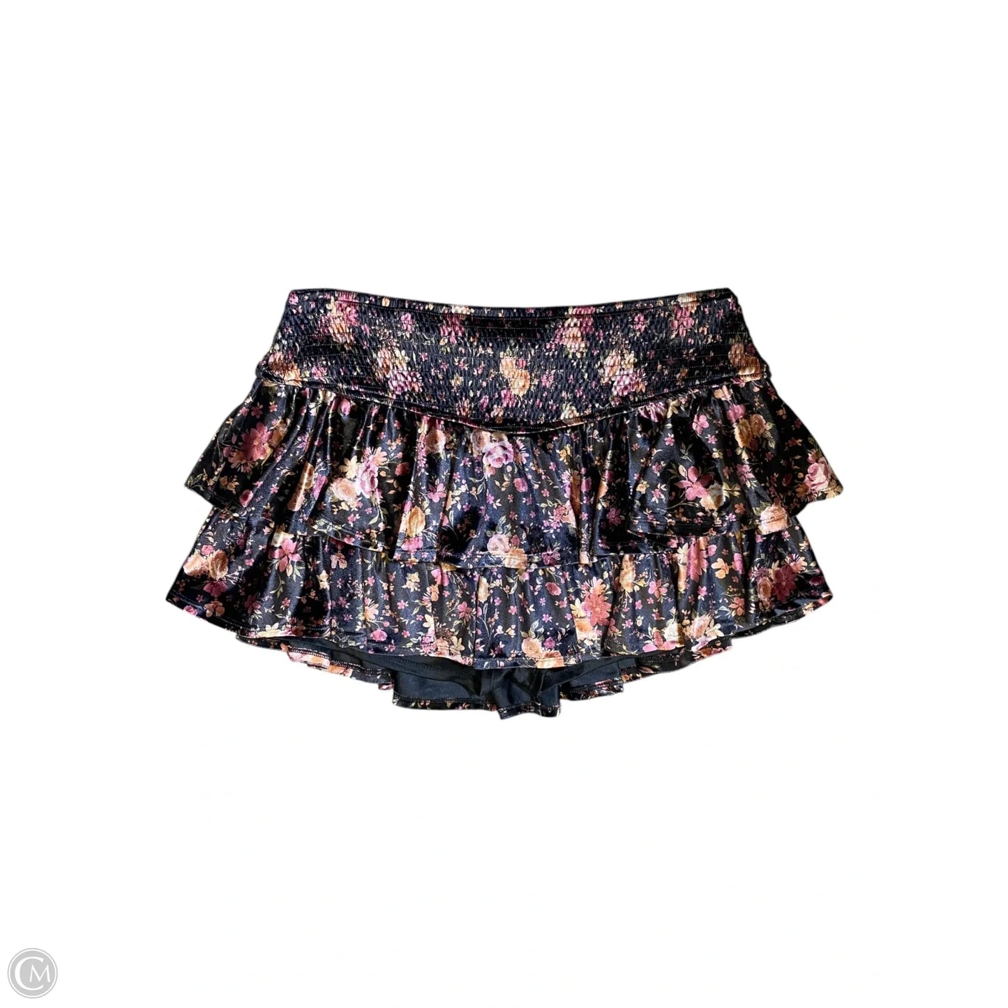 Skirt Midi By Arizona In Floral Print, Size: Xl