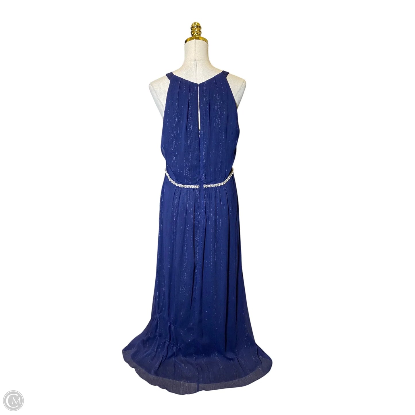 Dress Casual Maxi By Clothes Mentor In Navy, Size: L