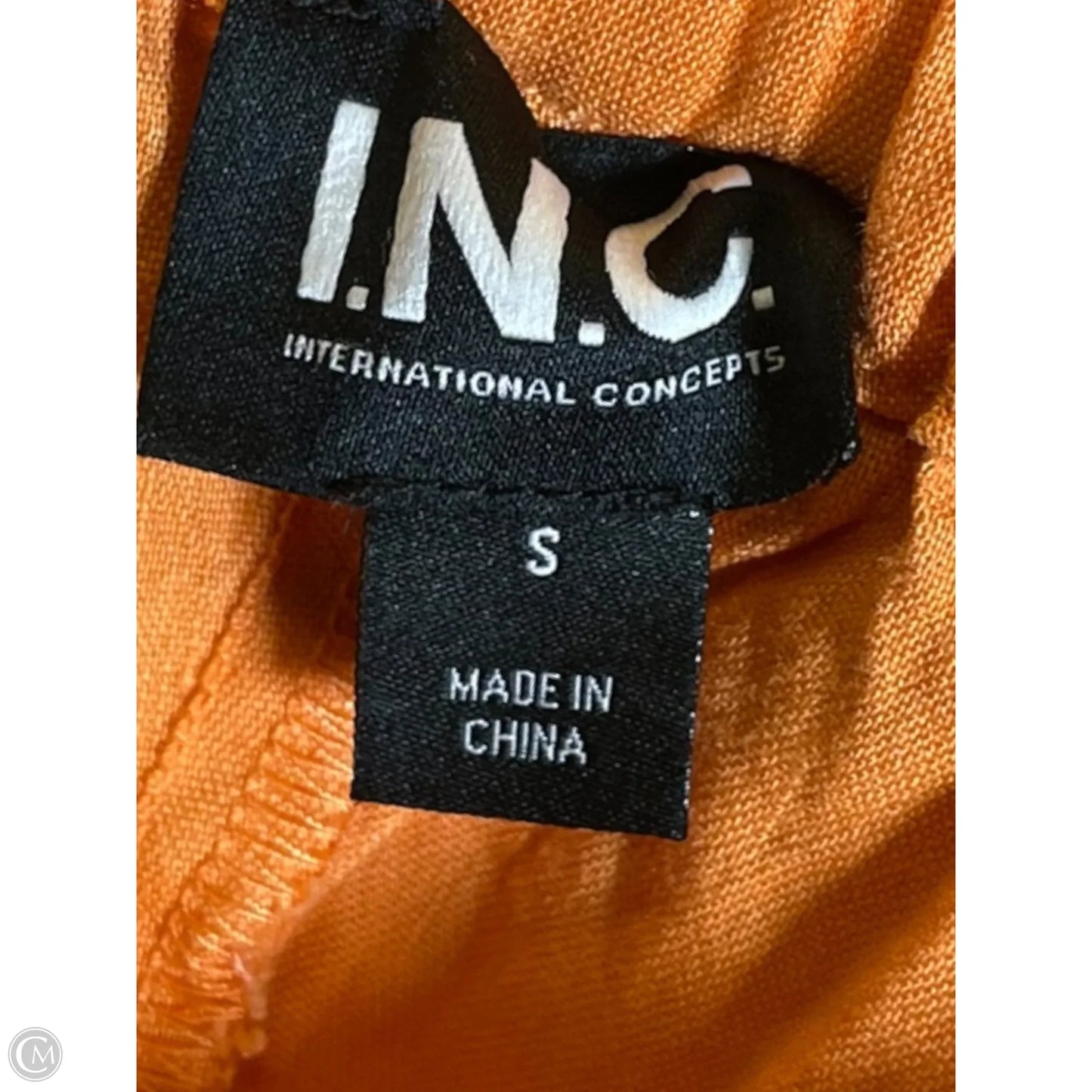 Dress Casual Maxi By Inc In Orange, Size: S