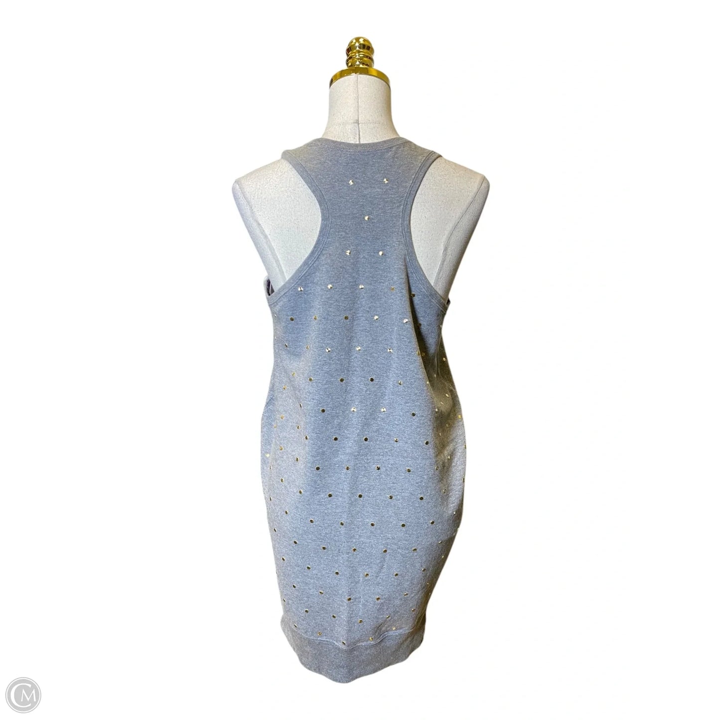 Dress Casual Midi By Clothes Mentor In Grey, Size: L
