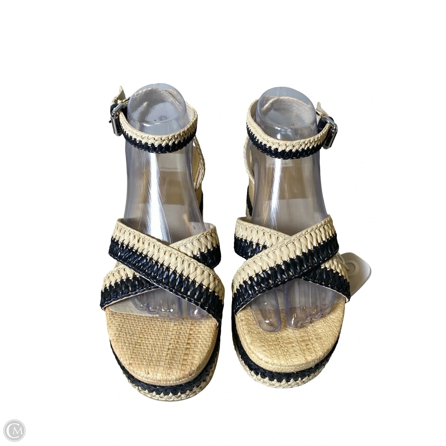 Shoes Heels Platform By Dolce Vita In Black & Cream, Size: 9.5