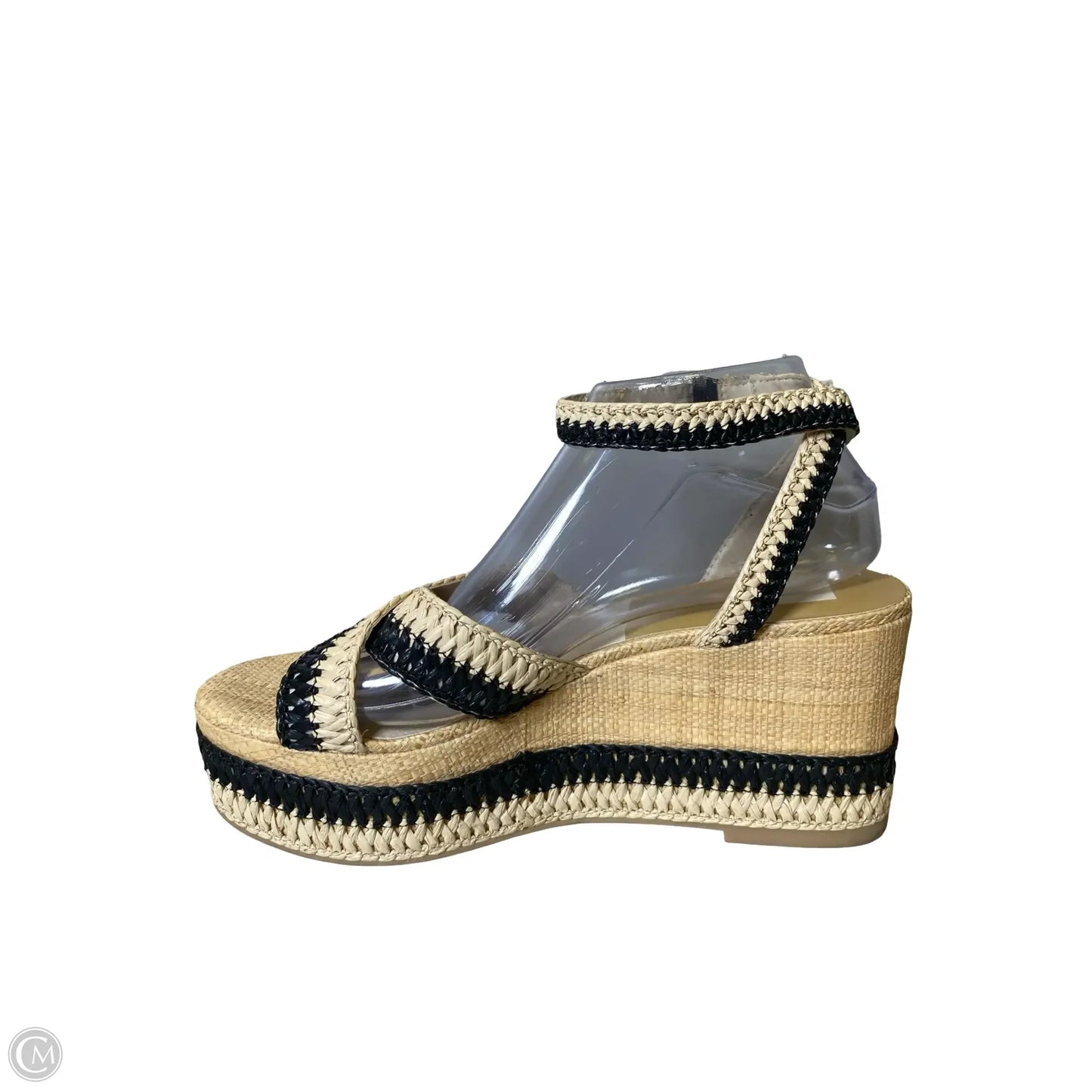 Shoes Heels Platform By Dolce Vita In Black & Cream, Size: 9.5