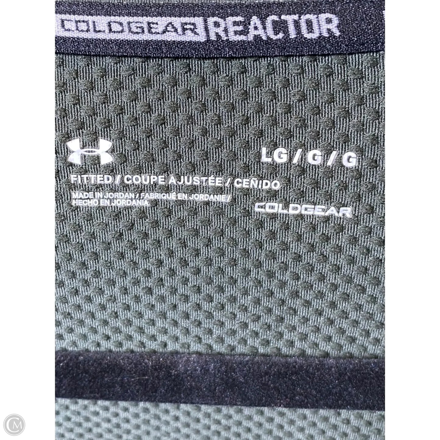 Athletic Jacket By Under Armour In Green, Size: L
