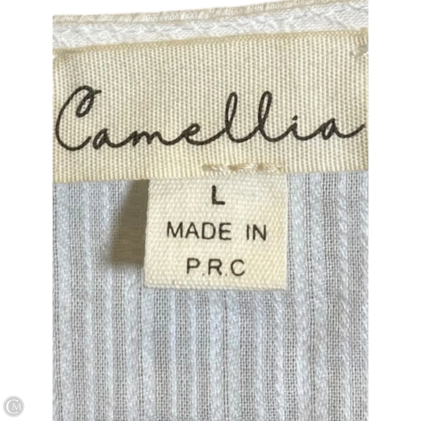 Top 3/4 Sleeve By Clothes Mentor In White, Size: L