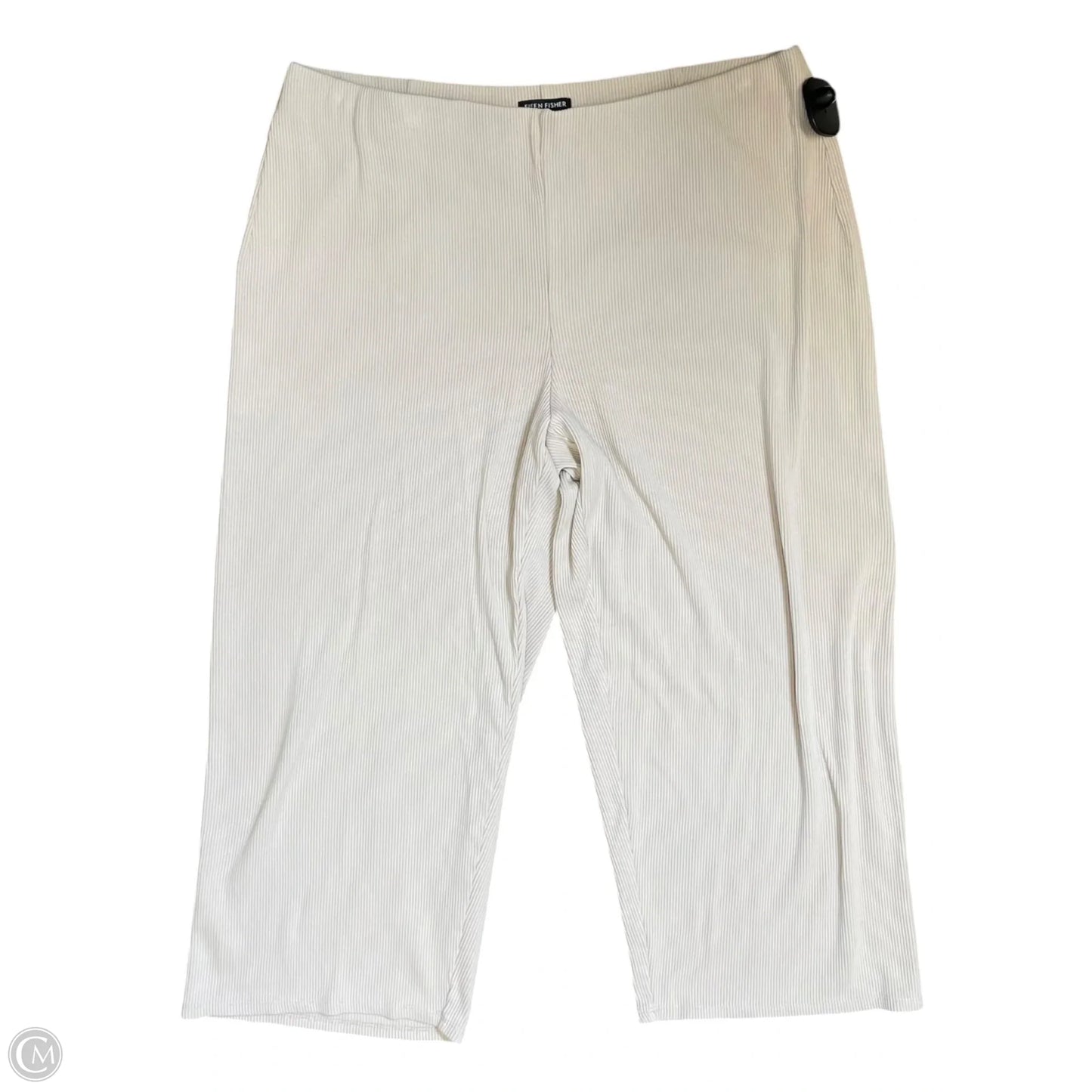 Pants Cropped By Eileen Fisher In Beige, Size: L